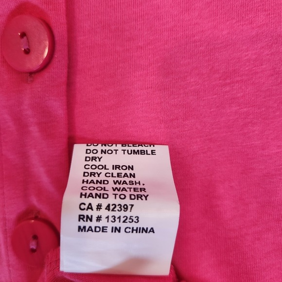 Pink Martini Collection Maureen Pink Button-Down Midi Dress - Picture 7 of 11